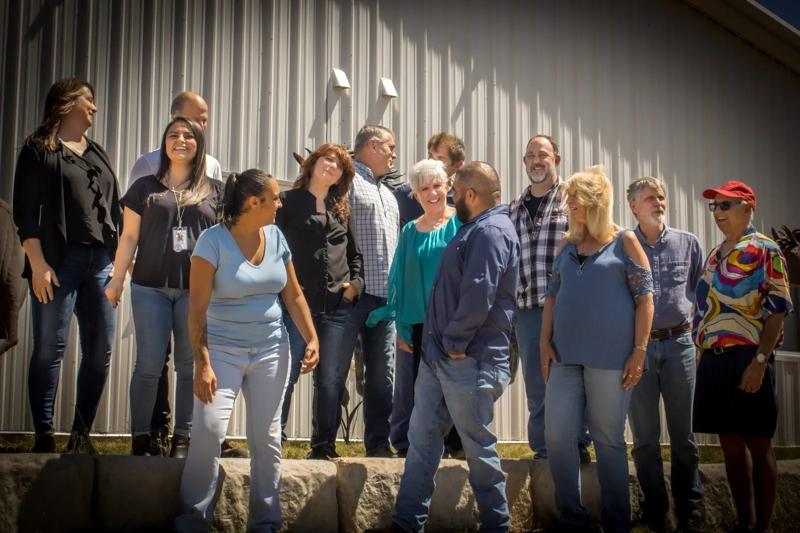 The Chaé Organics team outside our facility in Walsenburg, Colorado