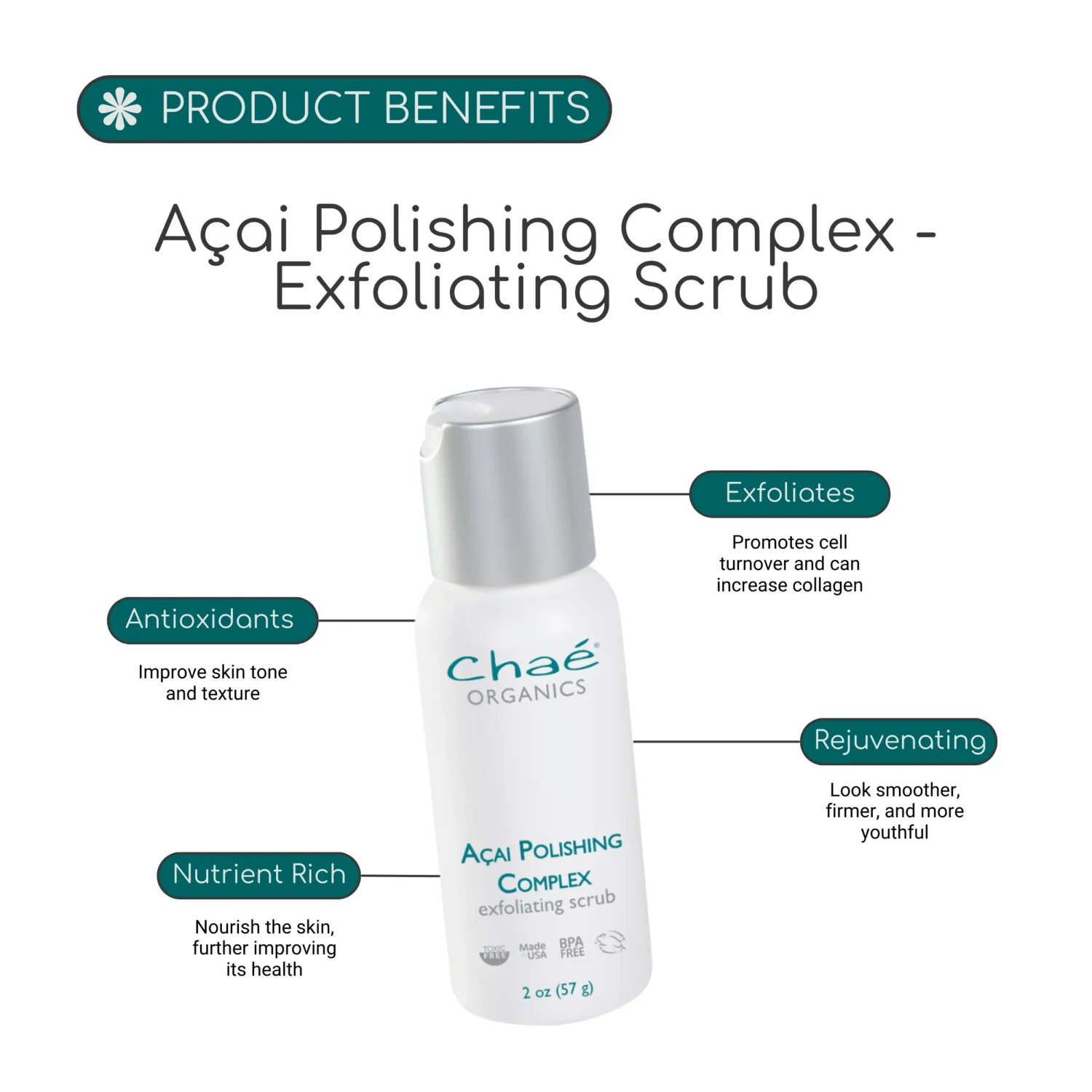 Açai Polishing Complex - Exfoliating Scrub - Image 2