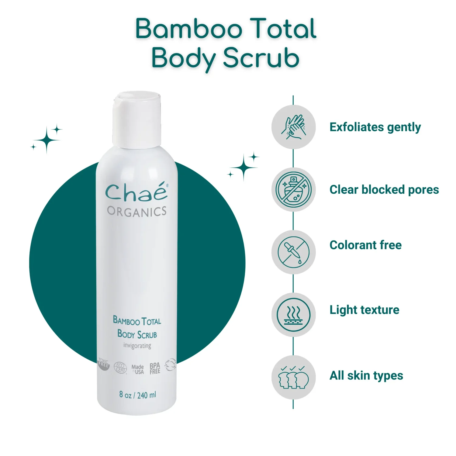 Bamboo Total Body Scrub - Mild Exfoliation - Image 2