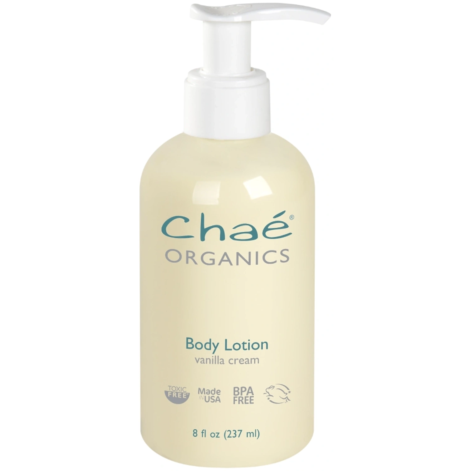 Chae Organics Body Lotion Vanilla Cream 8oz