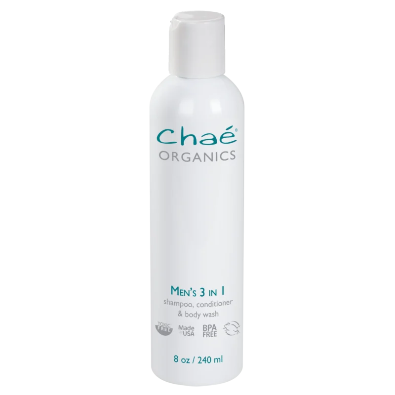Men's 3 in 1 Organic Shampoo, Conditioner, and Body Wash
