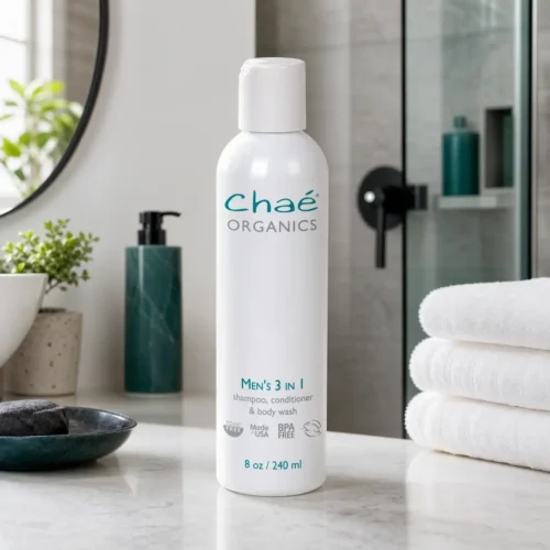 Men's 3 in 1 Organic Shampoo, Conditioner, and Body Wash