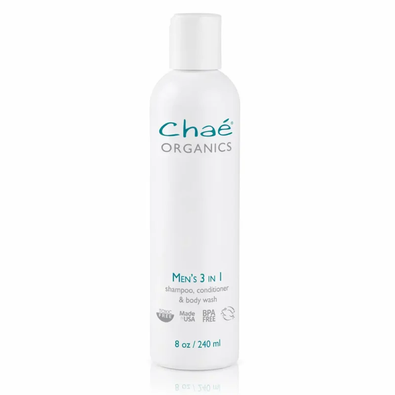 Men's 3 in 1 Organic Shampoo, Conditioner, and Body Wash